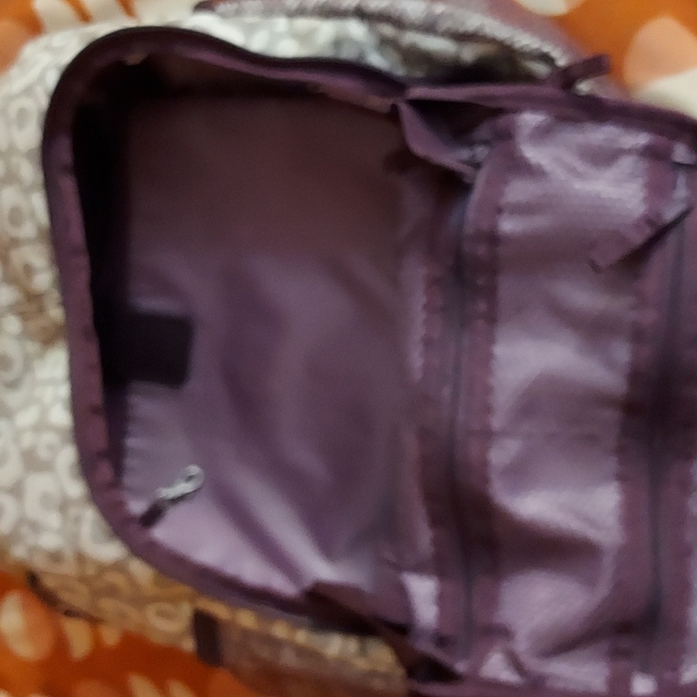 Thirty-One Leopard Print Backpack - Cream and Brown - Picture 7 of 13